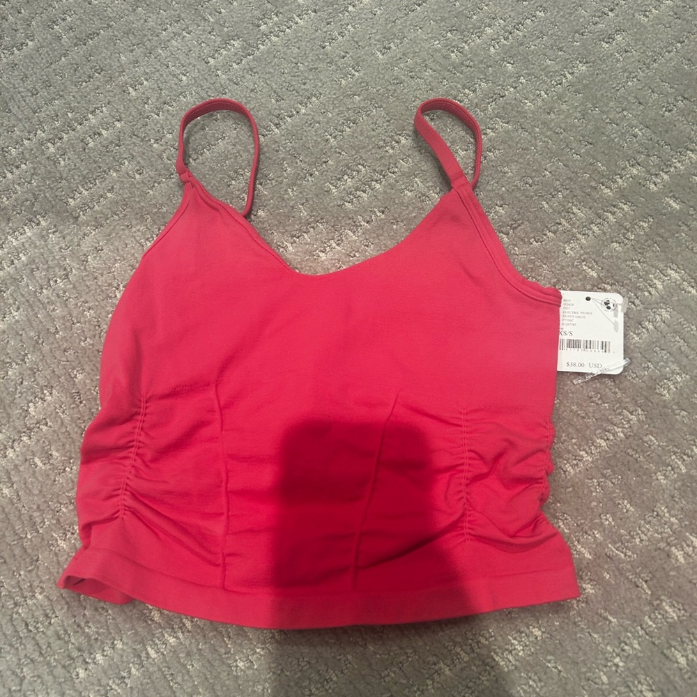 NWT Free people ruched tank top